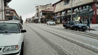 Çala Mart ayında kar düştü