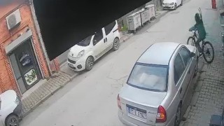 Çalınan bisikletini ertesi gün buldu