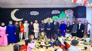 Canikte minikler, tekne oruçlarını Başkan Kurnaz ile birlikte açtı