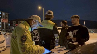 Çankırıda araçta ses sistemi bulunduran sürücüye ceza yağdı