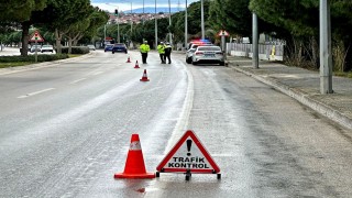 Çeşmede bayramda trafik denetimleri sıklaştırıldı