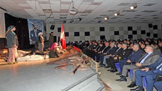 Çeşmede, duygu dolu Çanakkale anması