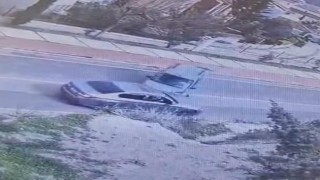 Çeşmede kaza yapan sürücüye yumruklu saldırı kamerada