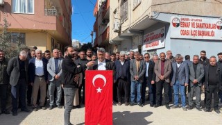 Ceylanpınarda gümrük kapısı nöbeti
