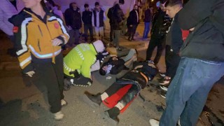 Çorluda feci kaza: 2 yaralı