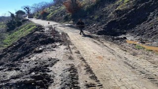 Demirhan ile Çobanlar arasındaki yol yeniden ulaşıma açıldı