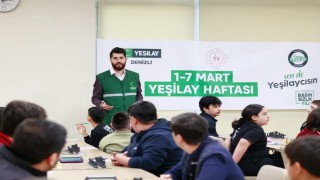 Denizli Yeşilay Haftasında yeşile büründü