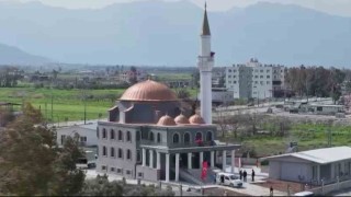 Depremin ardından inşa edilen 123. cami ibadete açıldı