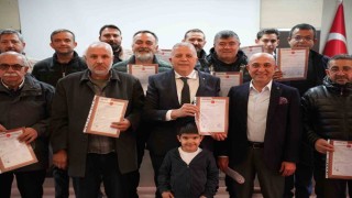 Dev projede tapular teslim edildi