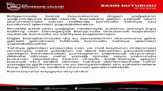 Devegeçidi Barajında su tahliyesine başlandı
