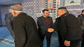 Dicle Kaymakamı Atış, asker, polis, sağlık personeli ve vatandaşlarla bayramlaştı