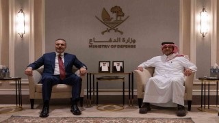 Dışişleri Bakanı Fidan, Katar Savunma Bakanı Al Thani ile bir araya geldi