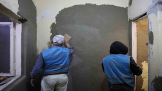 Diyarbakırda ihtiyaç sahibi vatandaşın evi ‘denetimli serbestlik hükümlülerince onarıma alındı