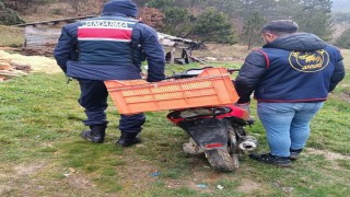 Düzcede çalınan motosiklet 5 yıl sonra Boluda bulundu