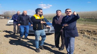 Düzcede köy yollarında onarım ve bakım incelemesi yapıldı