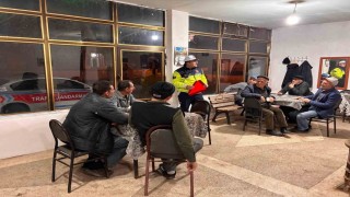 Edirne jandarmasından vatandaşlara trafik güvenliği eğitimi