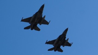 Edirne semalarında F-16 ve Akıncıdan prova uçuşu