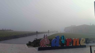 Edirnede sis etkili oldu, Selimiye gözden kayboldu