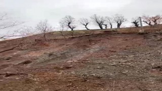 Elazığda toprak kayması