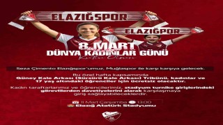 Elazığspordan kadın taraftarlara jest