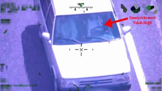 Emniyetin ‘Uçan Gözü havadan denetim yaptı