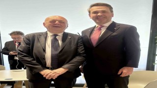 Enerji ve Tabii Kaynaklar Bakanı Bayraktar, İtalyan mevkidaşı Fratin ile bir araya geldi