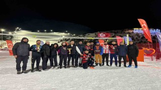 Ergan Dağında kurumlar arası kar voleybolu turnuvası tamamlandı