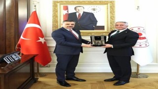 Erzurum Baro Başkanı Önerden Bakan Çiftçiye ziyaret