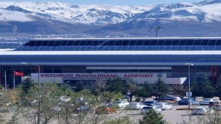 Erzurum Havalimanında Şubat ayında 109 bin 611 yolcuya hizmet verildi