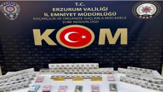 Erzurumda dev kaçakçılık operasyonu: 3 kilo altın ve  nakit ele geçirildi