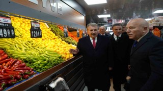 Erzurumda halk pazarlarının 14. şubesi açıldı