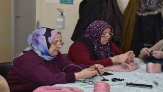 Evden çıkıp üretime katılıyorlar