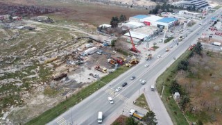 Evren Sanayi Sitesinde iki adet katlı köprülü kavşak inşaatı başladı