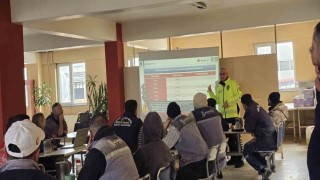 Fabrika çalışanlarına güvenlik trafik eğitimi