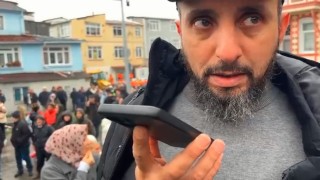Fatihte enkaz altındaki yakınıyla telefonda görüştü