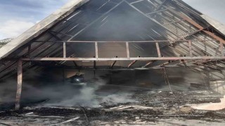 Fethiyede bungalov ev yangını