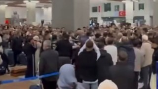 Gaziantep Havalimanından kavga ve gerginlik