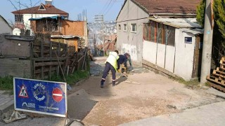 Gebzede 3 sokakta parke ve bordür çalışması yapıldı