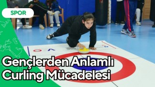Gençlerden Anlamlı Curling Mücadelesi