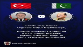 Genelkurmay Başkanı Orgeneral Bayraktaroğlu Pakistan Savunma Kuvvetleri ve Kara Kuvvetleri Komutanı Mareşal Munir ile görüştü