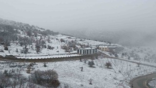 Hadimde kar yağışı başladı