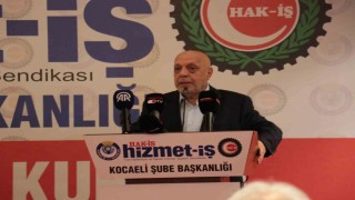 HAK-İŞ Genel Başkanı Arslan Kocaelide seslendi: Biz sadece toplu sözleşme yapan sendika değiliz
