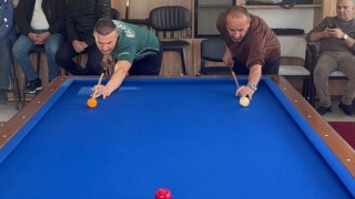 Hakkâride ‘Üç Bant Bilardo Turnuvası başladı