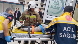 Hatay’da İşçi Asansör Boşluğuna Düştü