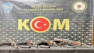 Hatayda kalaşnikof kaçakçılığında: 4 kişi tutuklandı