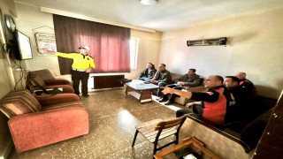 Hisarcıkta belediye itfaiye personeline araç yangınlarına müdahale eğitimi