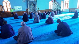 Hisarcıkta cami cemaatine trafik eğitimi