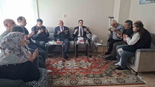 Hisarcıkta şehit ailesi ve gazilere bayram ziyareti
