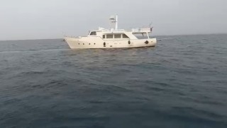 İtalya rotasındaki özel teknede düzensiz göçmen operasyonu