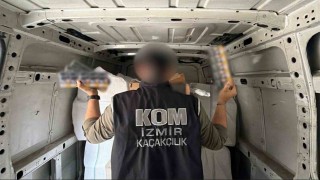 İzmirde 4,5 milyon lira değerinde kaçak tütün mamulü ele geçirildi